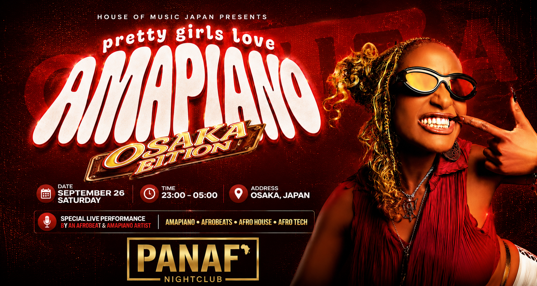 Pretty Girls Love Amapiano — Osaka Edition